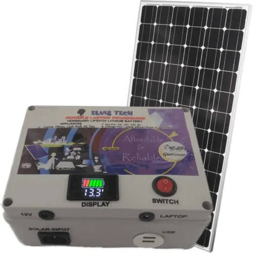 Solar Laptop Power bank produced by Elvis Tech Limited