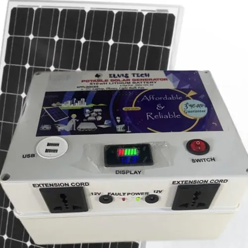 Potable Solar generator 510Wh + Solar by Elvis Tech Limited