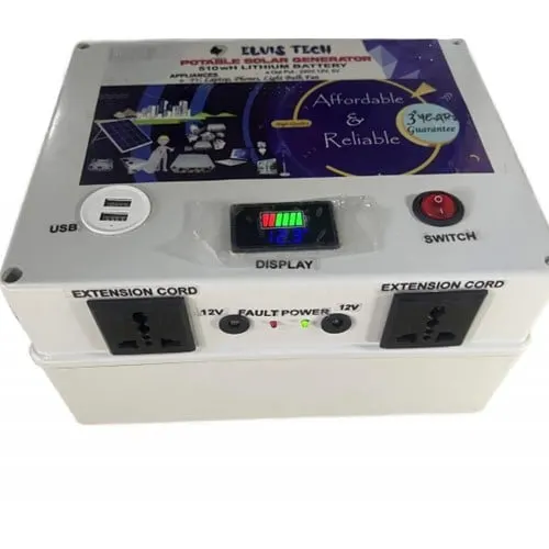 Potable Solar generator 510Wh made by Elvis Tech Limited