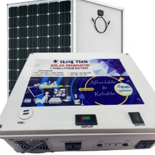 Solar generator 1.9kWh + Solar Panel + MPPT Solar Charge controller